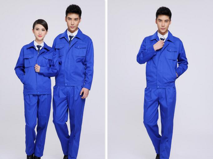 藍(lán)色工作服款式