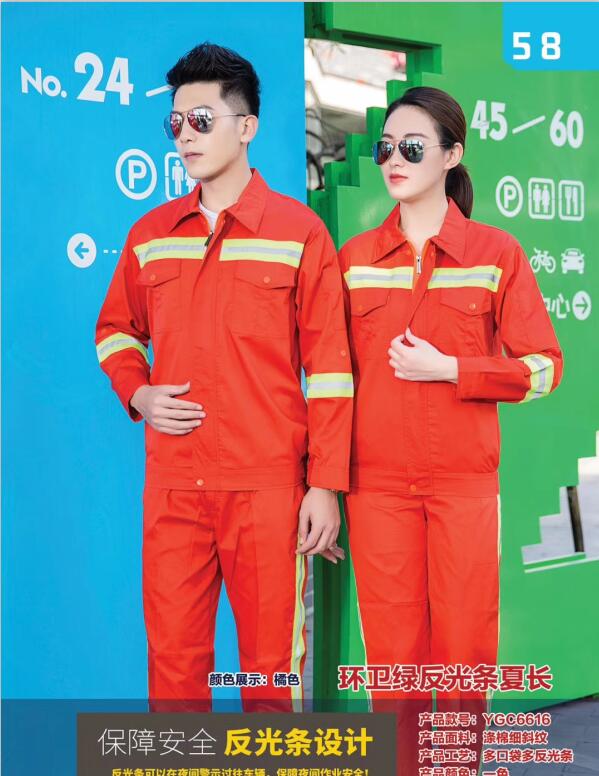 環(huán)衛(wèi)工人反光條工服(圖1)
